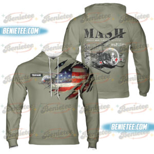 U.S. Army Bell H-13 Sioux Hoodie 3D
