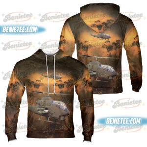 U.S Army Bell AH-1 Cobra Hoodie 3D