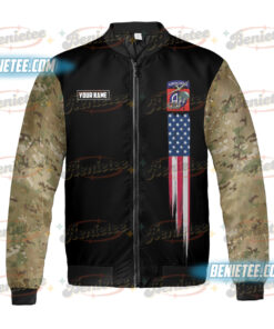 Alternative view of U.S. Army 82nd Airborne Division Veteran Bomber Jacker