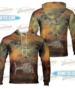 U.S. Army Bell OH-58 Kiowa Hoodie 3D