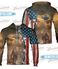 U.S. Army MD Helicopters MH-6 Little Bird Hoodie 3D