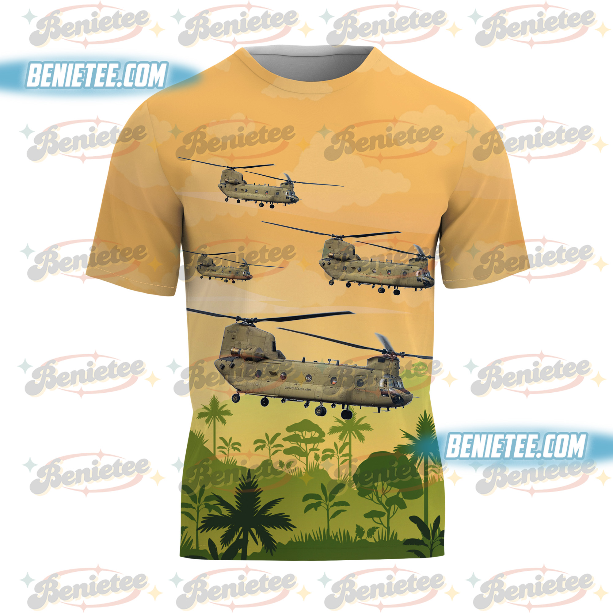 U.S. Army CH-47F Chinook Shirt 3D - Image 2
