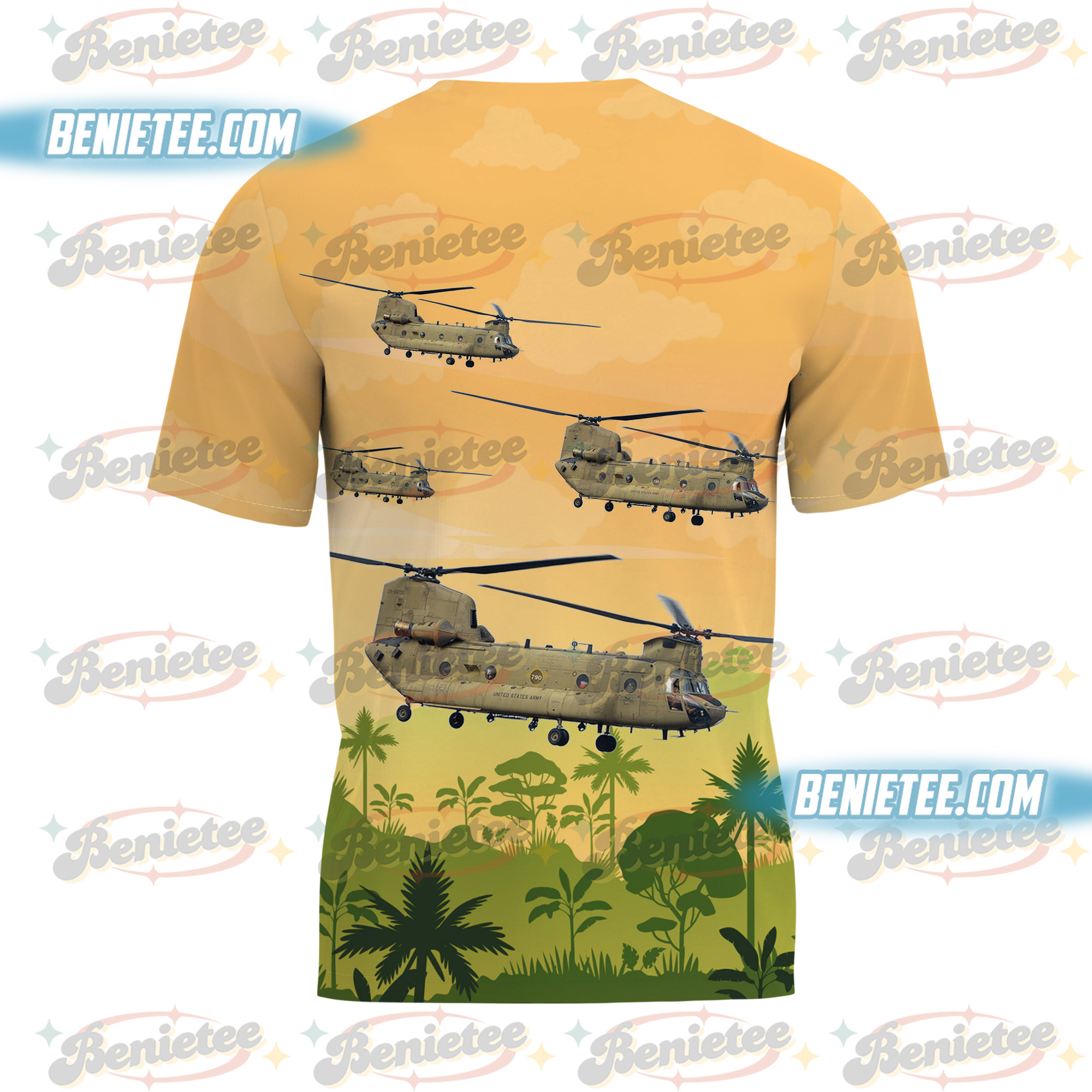 U.S. Army CH-47F Chinook Shirt 3D - Image 3