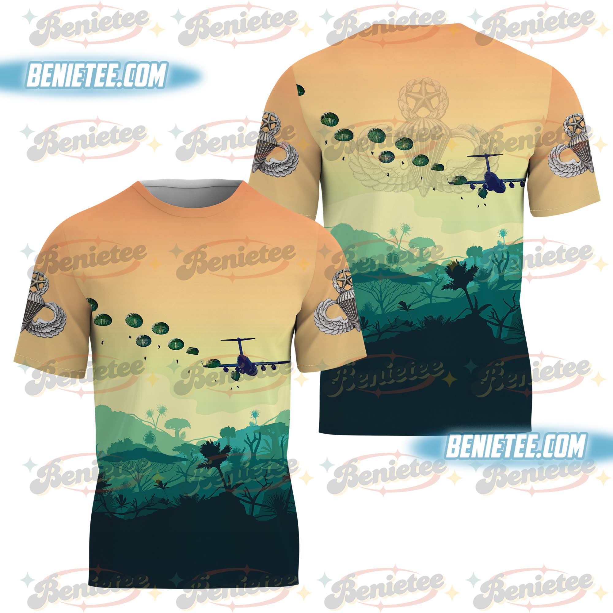 U.S. Army Airborne Shirt 3D