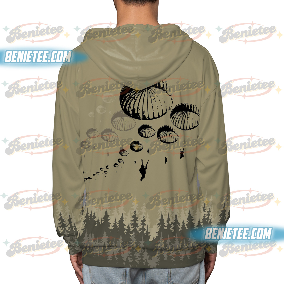 U.S. Army Paratrooper Hoodie 3D - Image 3