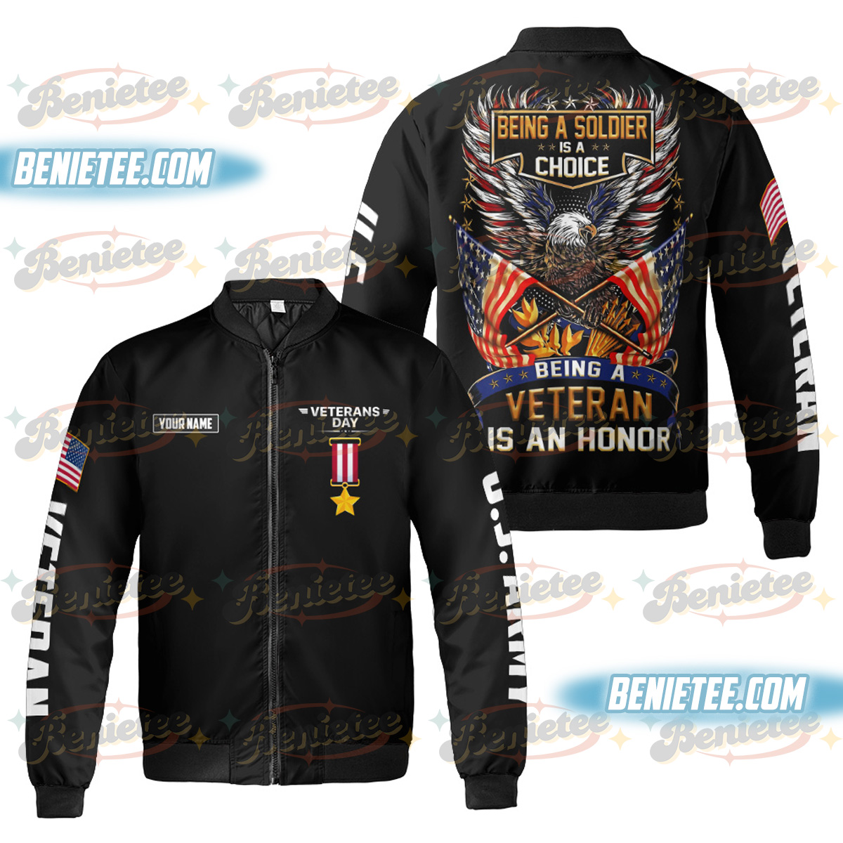 U.S Veterans Day (U.S. Army) Bomber Jacker