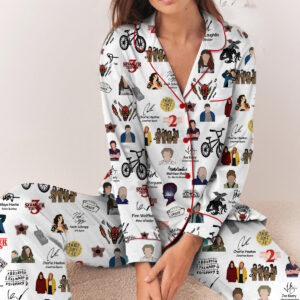 Strannger Things Characters All Team Pajamas Set Long