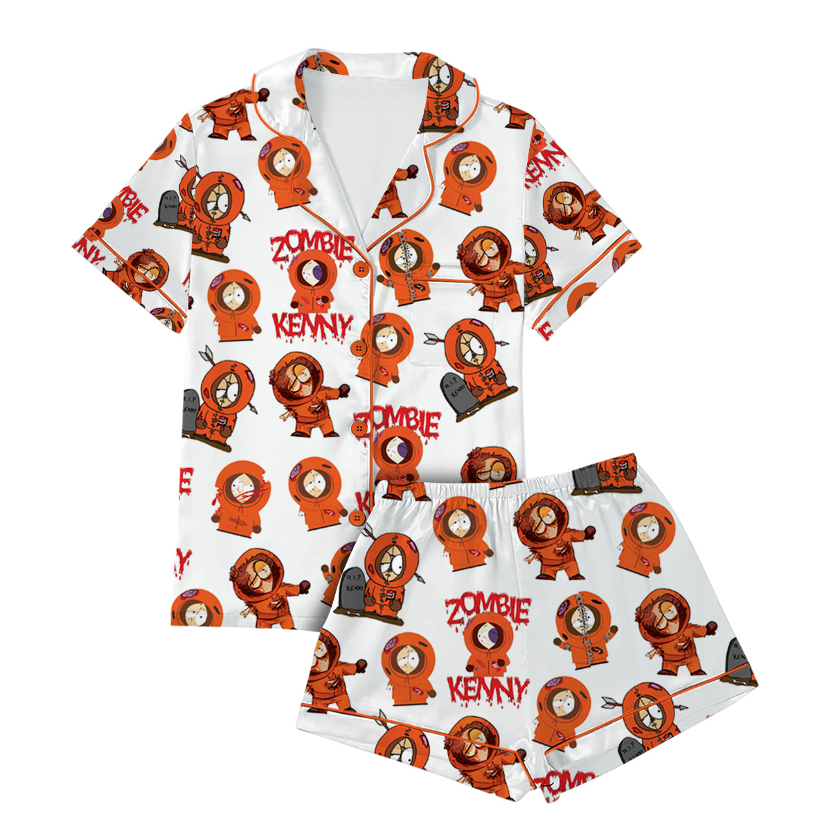 South Park Kenny Pajamas Set, Funny Cartoon Short - Image 4