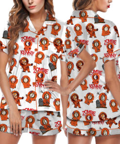 Alternative view of South Park Kenny Pajamas Set, Funny Cartoon Short