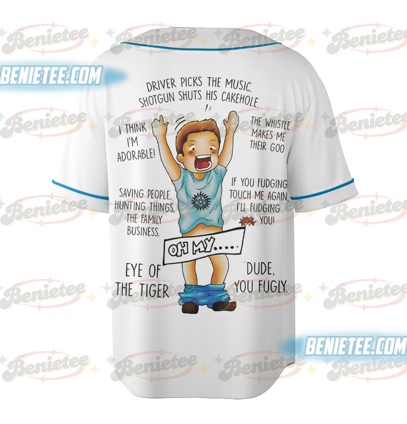 Supernatural Winchesters Bros Baseball Jersey - Image 3