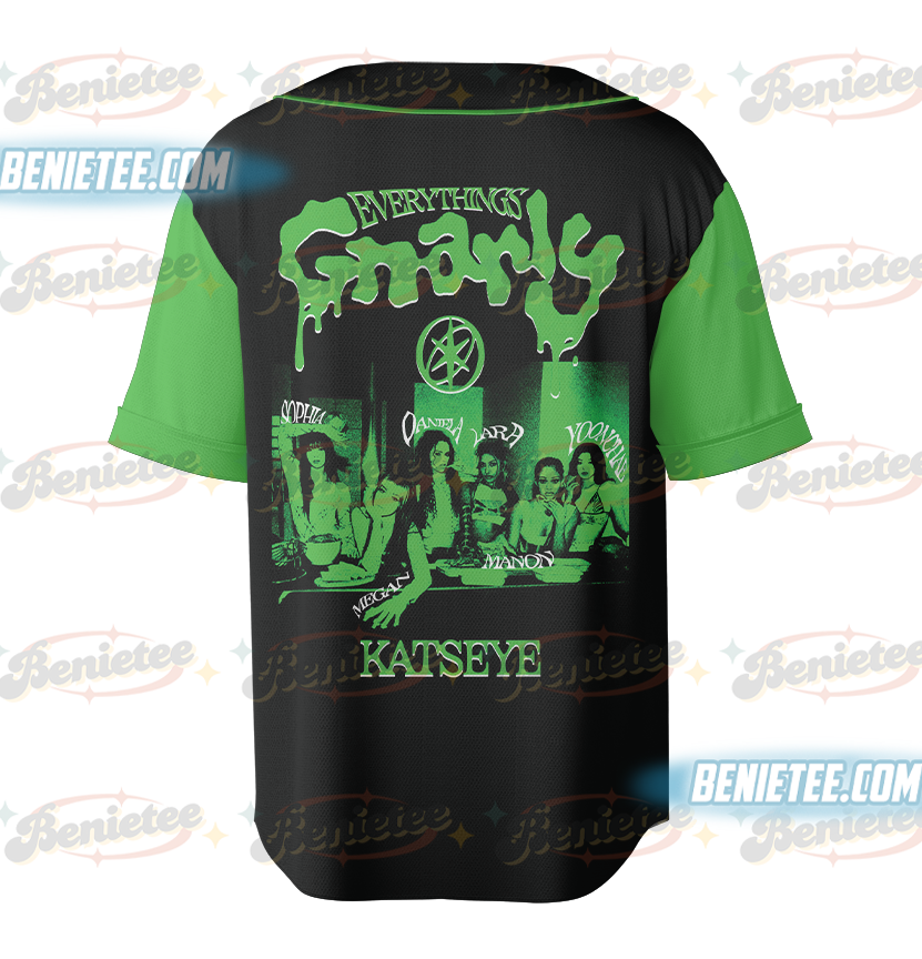 Katseye Gnarly Baseball Jersey, Gabriela Shirt, Katseye Soft is Strong Shirt, Katseye Members Jersey - Image 3