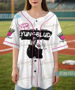 Alternative view of Vintage Band Baseball Jersey, Alt Rock Shirt, Grunge Aesthetic Shirt, Yung blud Merch Jersey