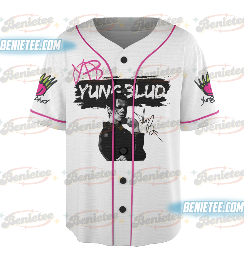 Vintage Band Baseball Jersey, Alt Rock Shirt, Grunge Aesthetic Shirt, Yung blud Merch Jersey - Image 5