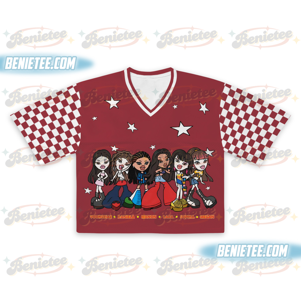 KATSEYE "KATZ" Football Jersey Croptop, Katseye Gnarly Jersey - Image 2