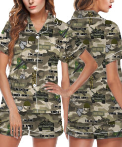 The Lord's Army Apparel Pajamas Set Short, Faith-Based Clothing, Casual Wear, Gifts for Veterans, Religious T-Shirt
