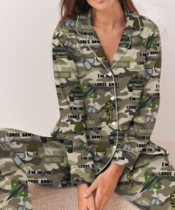 The Lord's Army Apparel Pajamas Set Long, Faith-Based Clothing, Casual Wear, Gifts for Veterans, Religious T-Shirt