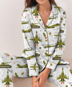 Alternative view of Funny Aviation Pajamas Set Long, Things I Do In My Spare Time Pajamas, Funny Airplane Shirt, Funny Pilot Shirt