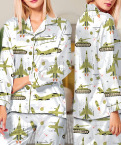 Funny Aviation Pajamas Set Long, Things I Do In My Spare Time Pajamas, Funny Airplane Shirt, Funny Pilot Shirt