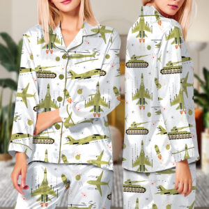 Funny Aviation Pajamas Set Long, Things I Do In My Spare Time Pajamas, Funny Airplane Shirt, Funny Pilot Shirt