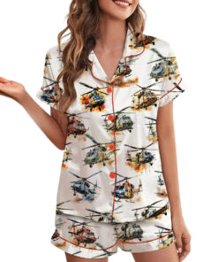 US Army Hughes OH-6 Cayuse Pajamas Set Short