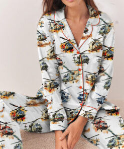 US Army Hughes OH-6 Cayuse Pajamas Set Long