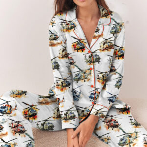 US Army Hughes OH-6 Cayuse Pajamas Set Long