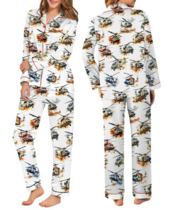 Alternative view of US Army Hughes OH-6 Cayuse Pajamas Set Long