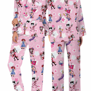 The Amazing Digital Circus Set Pajamas Long, Christmas PJM Set