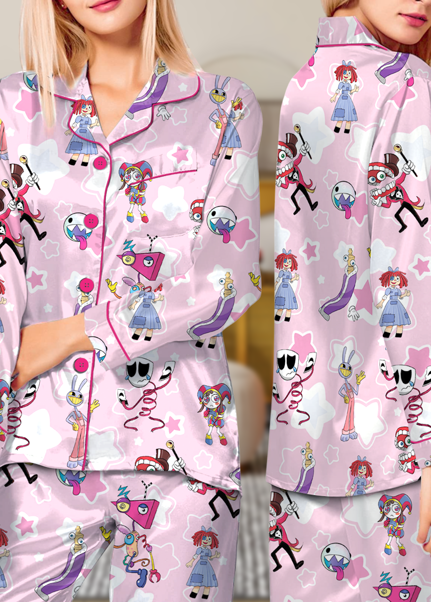 The Amazing Digital Circus Set Pajamas Long, Christmas PJM Set - Image 2