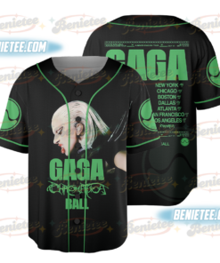 2025 Lady Gaga Mayhem Ball Tour Baseball Jersey