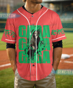 Alternative view of Mayhem Tour 2025 Baseball Jersey, Lady Gaga Concert Jersey