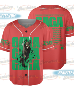 Mayhem Tour 2025 Baseball Jersey, Lady Gaga Concert Jersey