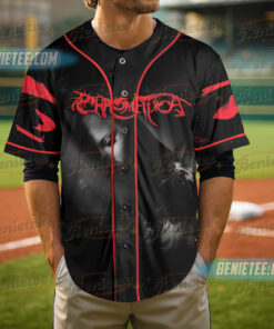 Alternative view of Lady Gaga Bootleg Inspired Graphic Baseball Jersey, Retro Lady Gaga Music Fan Jersey, Mayhem Ball Tour 2025 Jersey