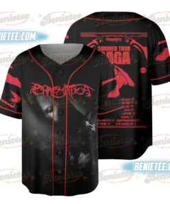 Lady Gaga Bootleg Inspired Graphic Baseball Jersey, Retro Lady Gaga Music Fan Jersey, Mayhem Ball Tour 2025 Jersey