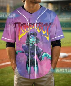 Alternative view of Lady Gaga Monsters Never Die Baseball Jersey