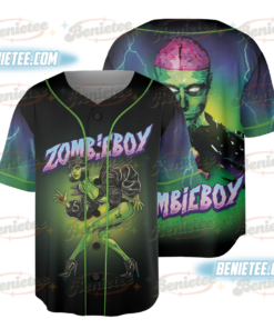 Zombie Boy Unisex Barnard Jersey, Lady Gaga Monsters Never Die Tee Baseball Jersey