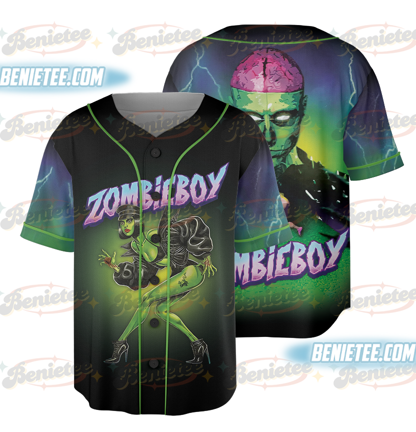 Zombie Boy Unisex Barnard Jersey, Lady Gaga Monsters Never Die Tee Baseball Jersey