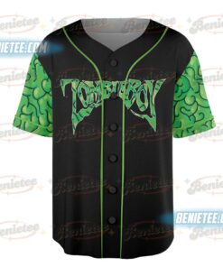 Alternative view of Retro Lady Gaga Music Fan Baseball Jersey, Mayhem Ball Tour 2025 Shirt, Zombie Boy Baseball Jersey