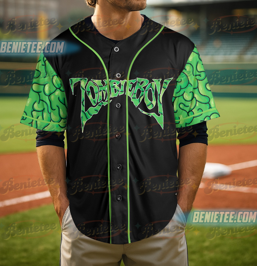 Retro Lady Gaga Music Fan Baseball Jersey, Mayhem Ball Tour 2025 Shirt, Zombie Boy Baseball Jersey - Image 5