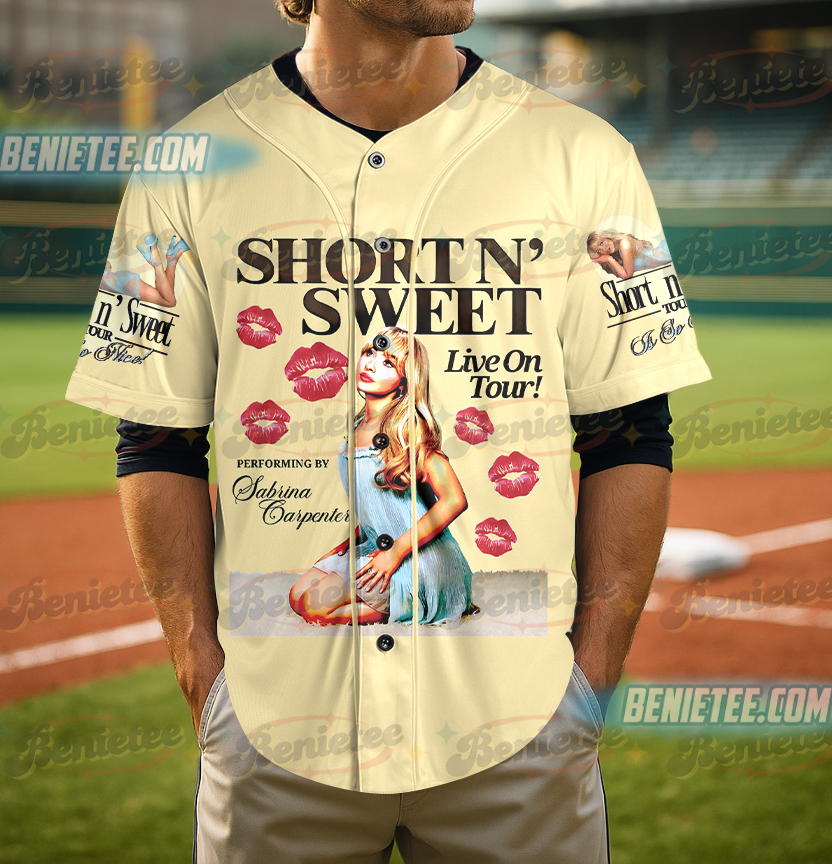 Pop Tour Sabrina Carpenter Baseball Jersey - Image 2