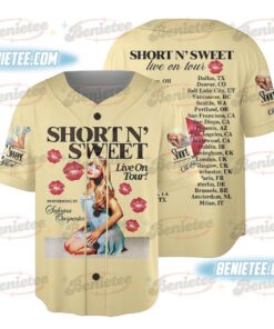 Pop Tour Sabrina Carpenter Baseball Jersey