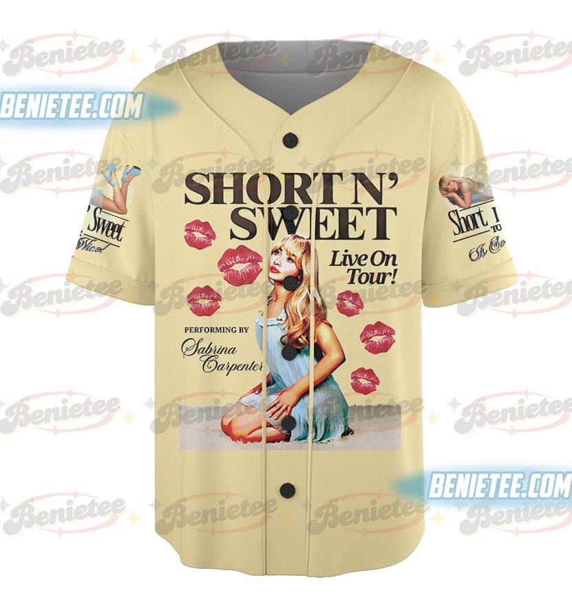 Pop Tour Sabrina Carpenter Baseball Jersey - Image 5