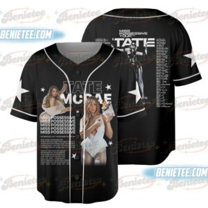 Tate McRae Baseball Jersey, Tate McRae 2025 Concert Jersey, Tate McRae Miss Possessive Tour 2025 Shirt