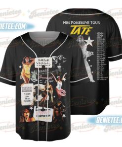 Tate McRae 2025 Concert Baseball Jersey, Miss Possessive Tour 2025 Tate McRae Jersey