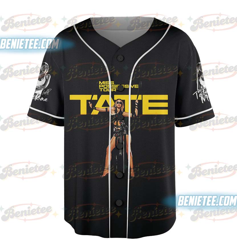 Tate McRae Miss Possessive Tour 2025 Baseball Jersey, Tate McRae Concert Jersey - Image 2