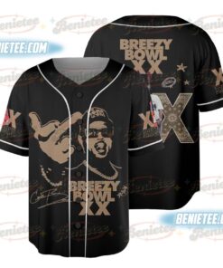 Tour Chris Brown Concert Baseball Jersey