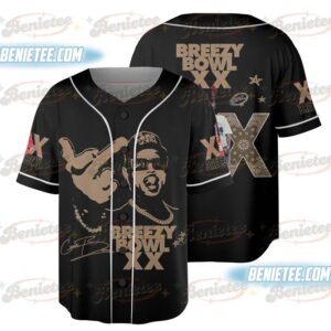 Tour Chris Brown Concert Baseball Jersey