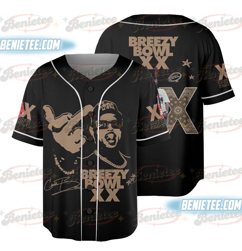 Tour Chris Brown Concert Baseball Jersey