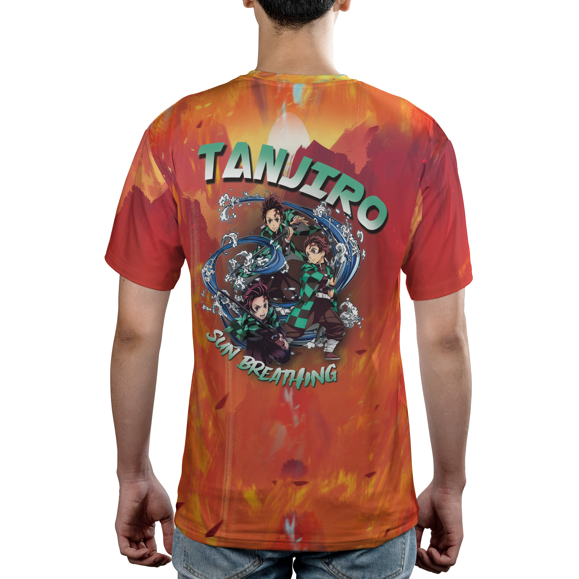Demon Slayer Tanjiro, Kanao, and Shinobu T-Shirt 3D, Manga T-Shirt, Anime Shirt - Image 3