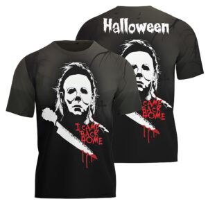Halloween Horror Movie Michael Myers Hockey Shirt 3D